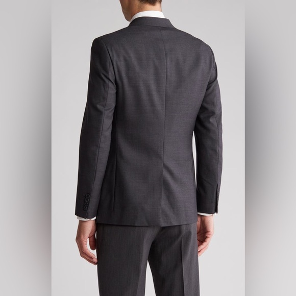 Theory Wool Men’s Suit in Charcoal Gray - Picture 2 of 6